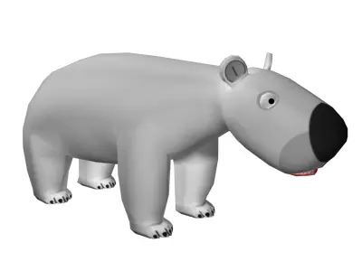 Polar Bear Low-poly 3D model