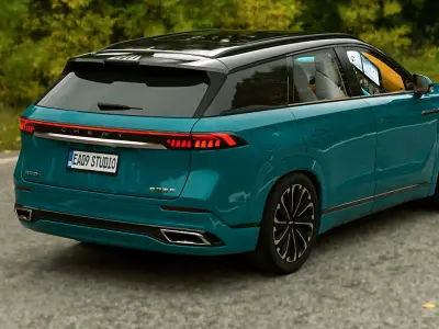 2024 Chery Tiggo 9 3D model