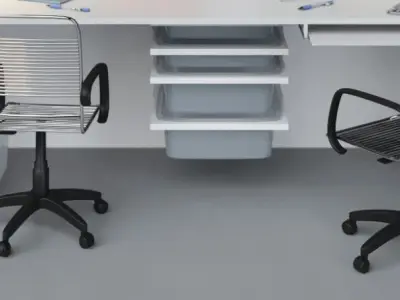 Office furniture 5 3D model