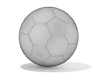 Football soccer ball 3D model