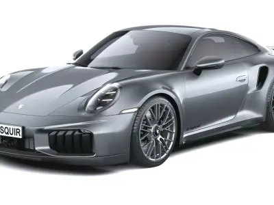 Porsche 911 Turbo S Coupe 2026 3D model