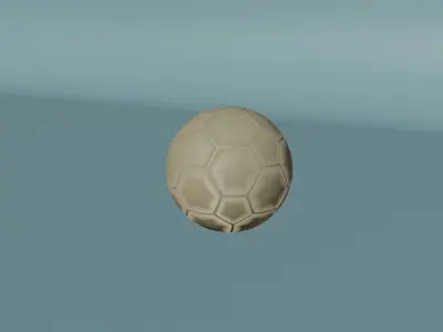 Soccer ball 3D model 11