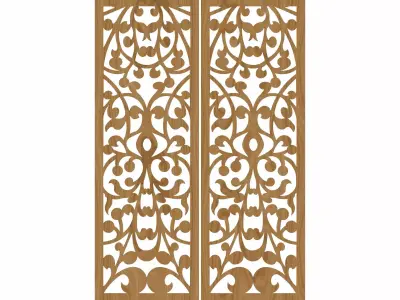 Decorative panel STL 3D model