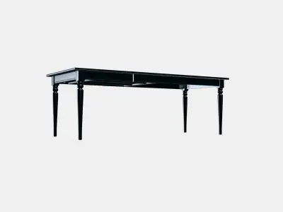 INGATORP Extendable table Low-poly 3D model