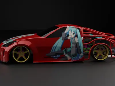 Nissan 350Z Custom RAR ZIP 3D model