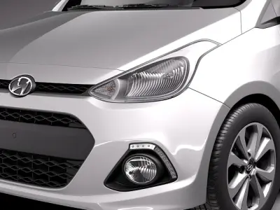 Hyundai i10 2014 3D model