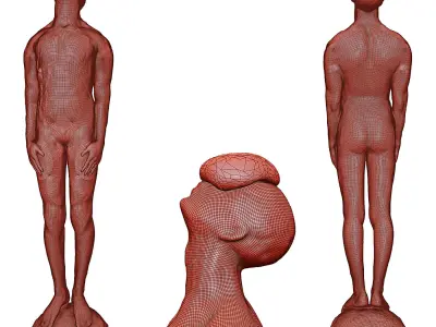 Rain Sculpture 3D print model