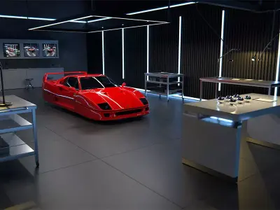 Ferrari Design Studio 3D model