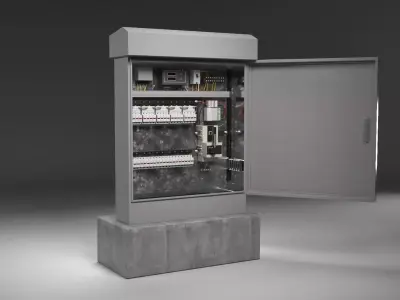 Electric Panel board 3D model