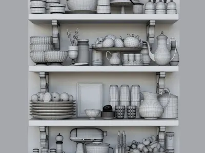 Trifles for the kitchen 3D model