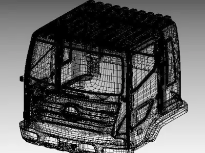 Kepala Truk HINO 3D print model