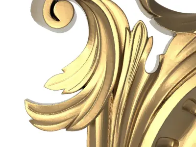 decorative pattern ready for 3D printing 3D model 5
