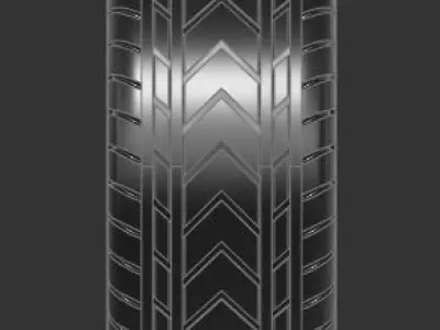 3D Files for scale modeling tires 1 24th scale 3D print model