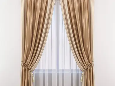 Set 75 Curtains 3D model