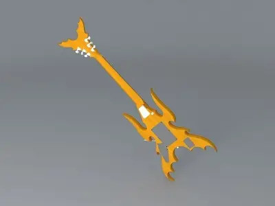 Sands HM-S Guitar Free 3D model