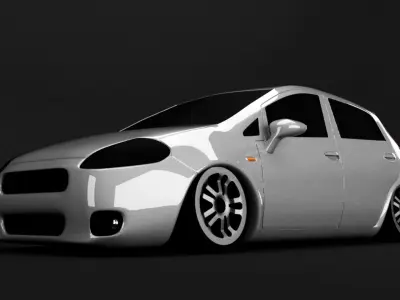 fiat punto air stl 3D print model