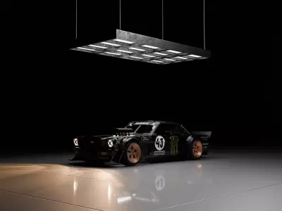 The Hoonicorn Mustang and Scenario 3D model