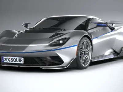 Pininfarina Battista Reversario 2024 3D model
