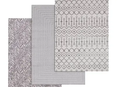 Rug Set 1801 3D model