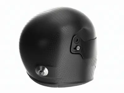 Formula Racing Helmet 3D model