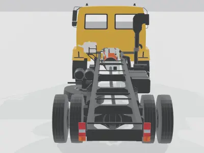 Ashok Leyland 1214 IL Truck 3D model