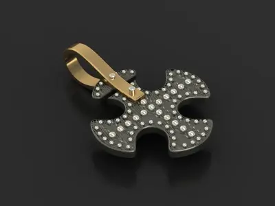 Vintage cross 3D print model