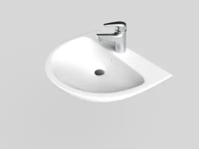 Bathroom Sink M03 Low-poly 3D model