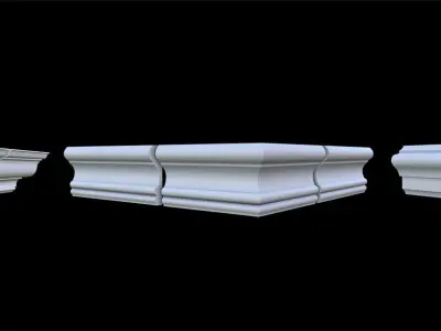 140 Ceiling Base Mesh Pack Low-poly 3D model