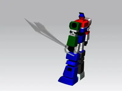robot Low-poly 3D model