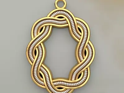 Auger Model Pendant or Necklace 3D print model
