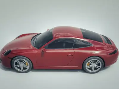sport car porsche 911 3D model