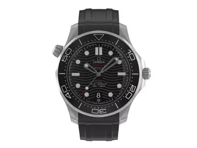 Omega Seamaster Diver Black 3D model