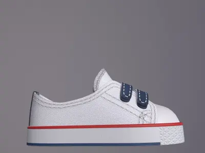 sneakers kids Low-poly 3D model