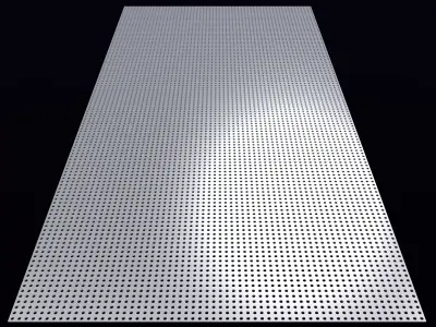 Perforated panel with 19 percent opening 25O46 3D model