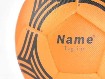 Customized 3D Soccer ball 3D model