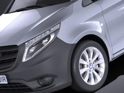 Mercedes-Benz Vito Tourer 2017 VRAY 3D model