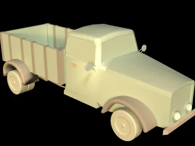 Old car model Free 3D model purchase