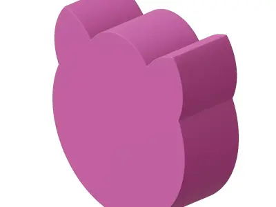 Plastic Kids Organizer Stand Toy 3D model