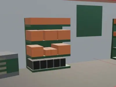 Low Poly Modular Car Body Designs Pack Free low-poly 3D model