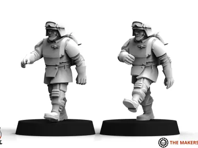 Universal Guard - Marching Infantry 3D print model