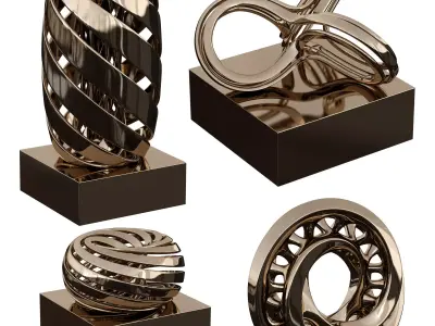 metal decor 3D model