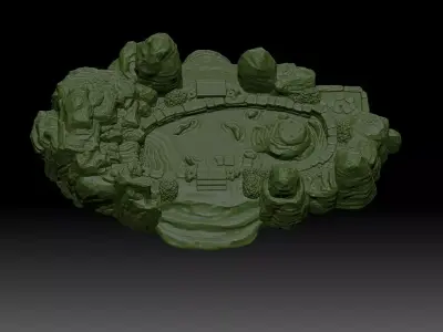 Koi Pond 3D print model