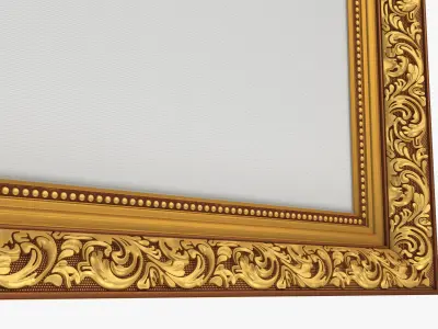 Frame picture gold v7 3D model