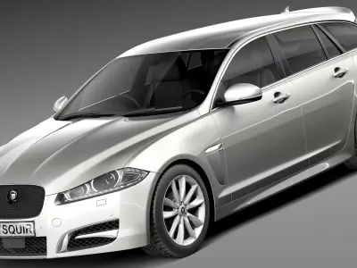 Jaguar XF Sportbrake 2013 3D model