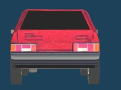 Vaz 2108 Low-poly 3D model