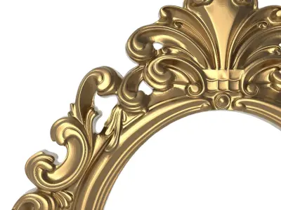 Carved Picture Frame 3D model
