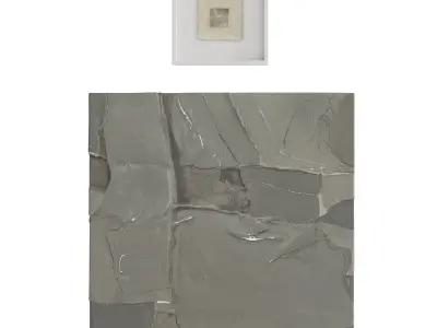 Abstract Painting mini Frame Set 14 3D model