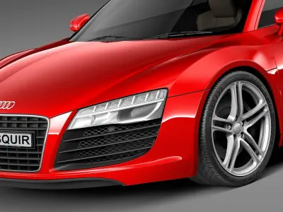 Audi R8 2013 3D model