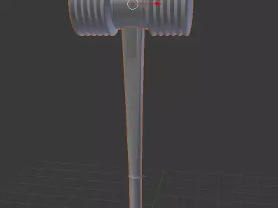 Its a toy hammer Low-poly 3D model