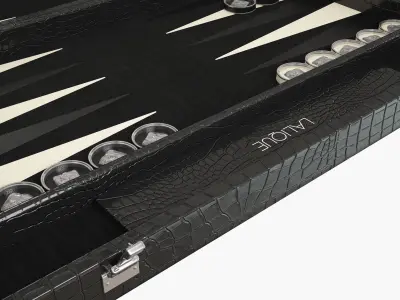 backgammon Masque de Femme 3D model